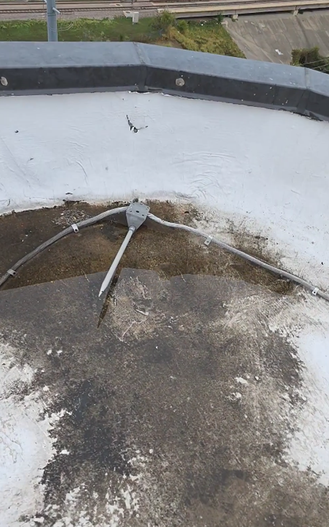 lightning protection inspection missing air terminal