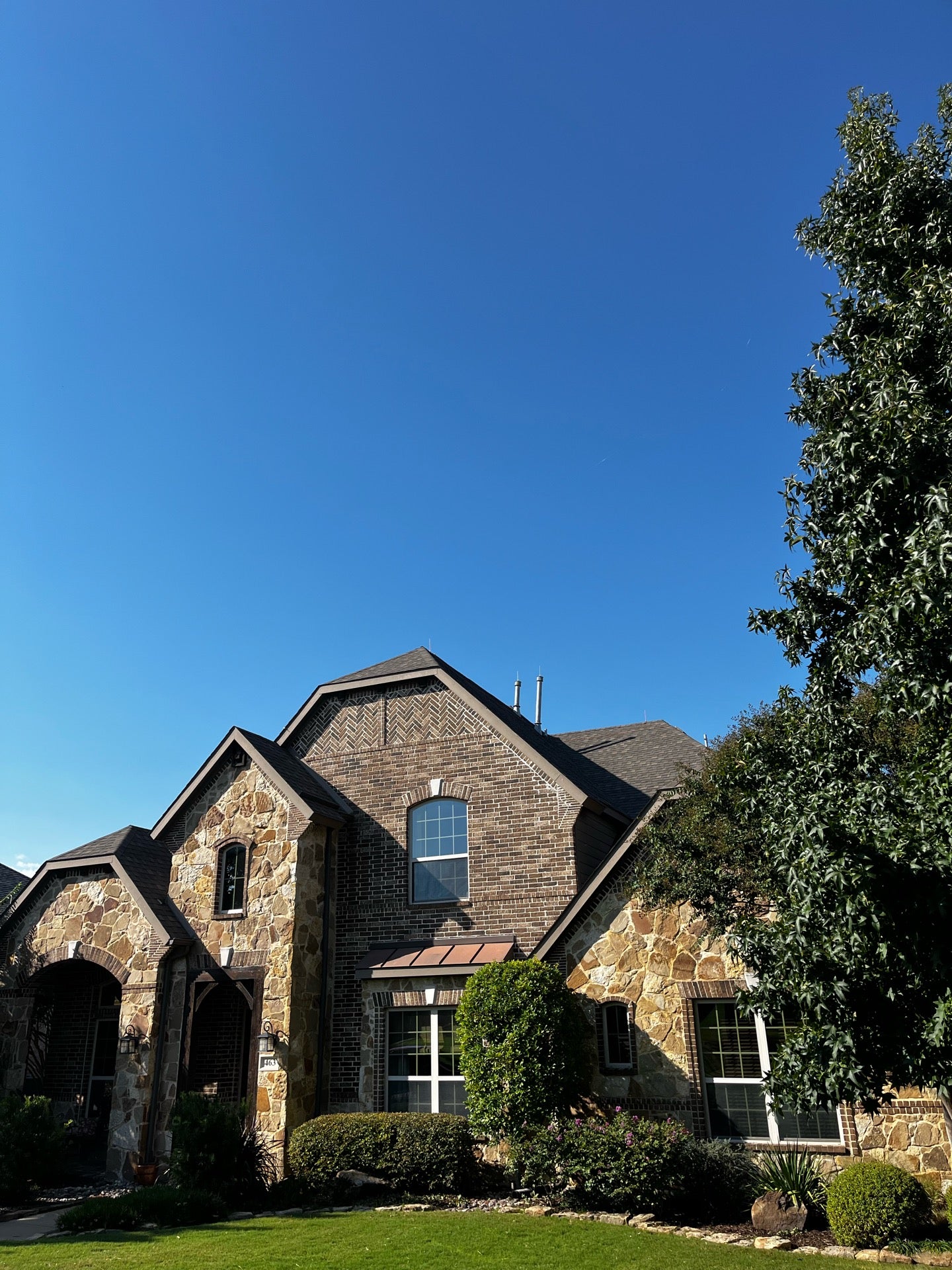 Sunnyvale residential home with exposed lightning protection in portfolio