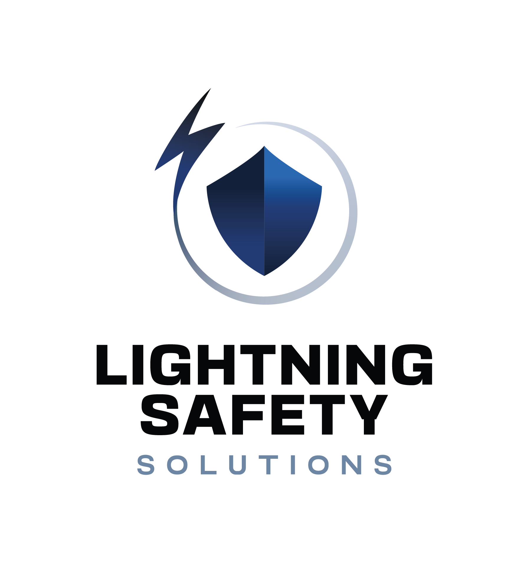Official Lightning Safety Solutions logo on transparent background